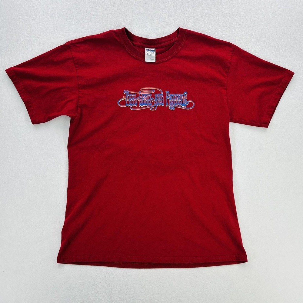 Phil Lesh And Friends Shirt Mens Large Red Warfield SF 2008 Band Grateful Dead
